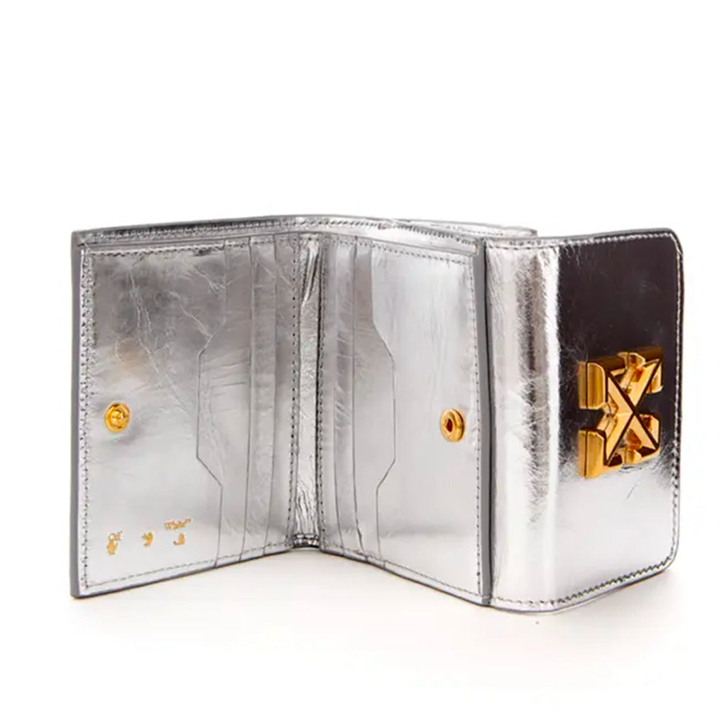off-white - arrow-wallet-silver