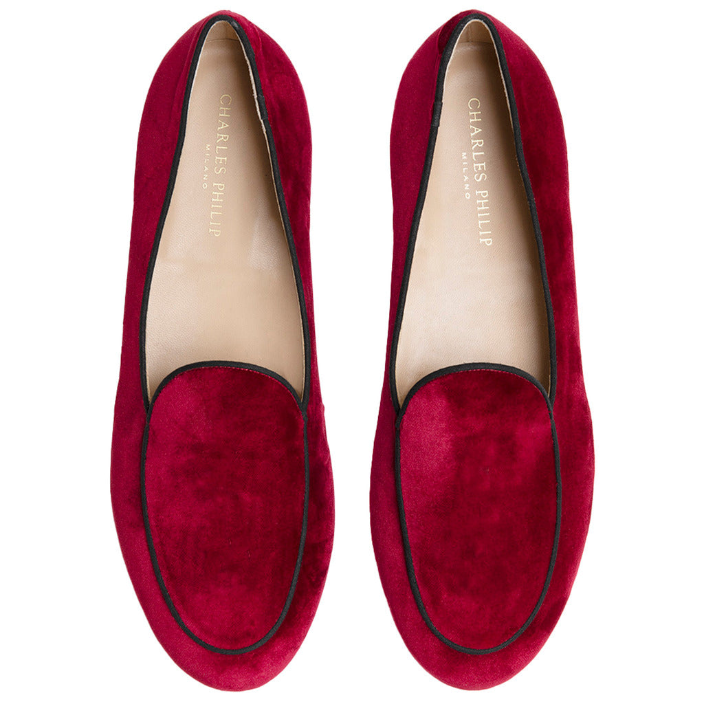 charles philip - matteo2-velvet-burgundy