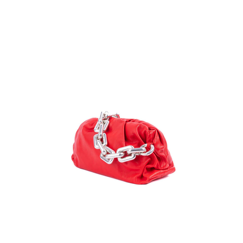 bottega veneta - chain-pouch-red